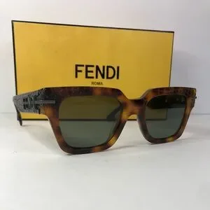Fendi | Accessories | New Authentic Fendi Fe4078i 52n Havana 